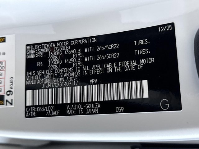 Certified 2026 Lexus LX 600 F Sport w/ Accessory Package (Z1) image 21