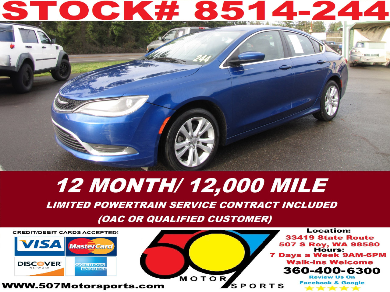 Used 2016 Chrysler 200 Limited image 2