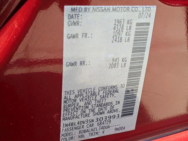 Used 2025 Nissan Altima 2.5 SV FWD image 23