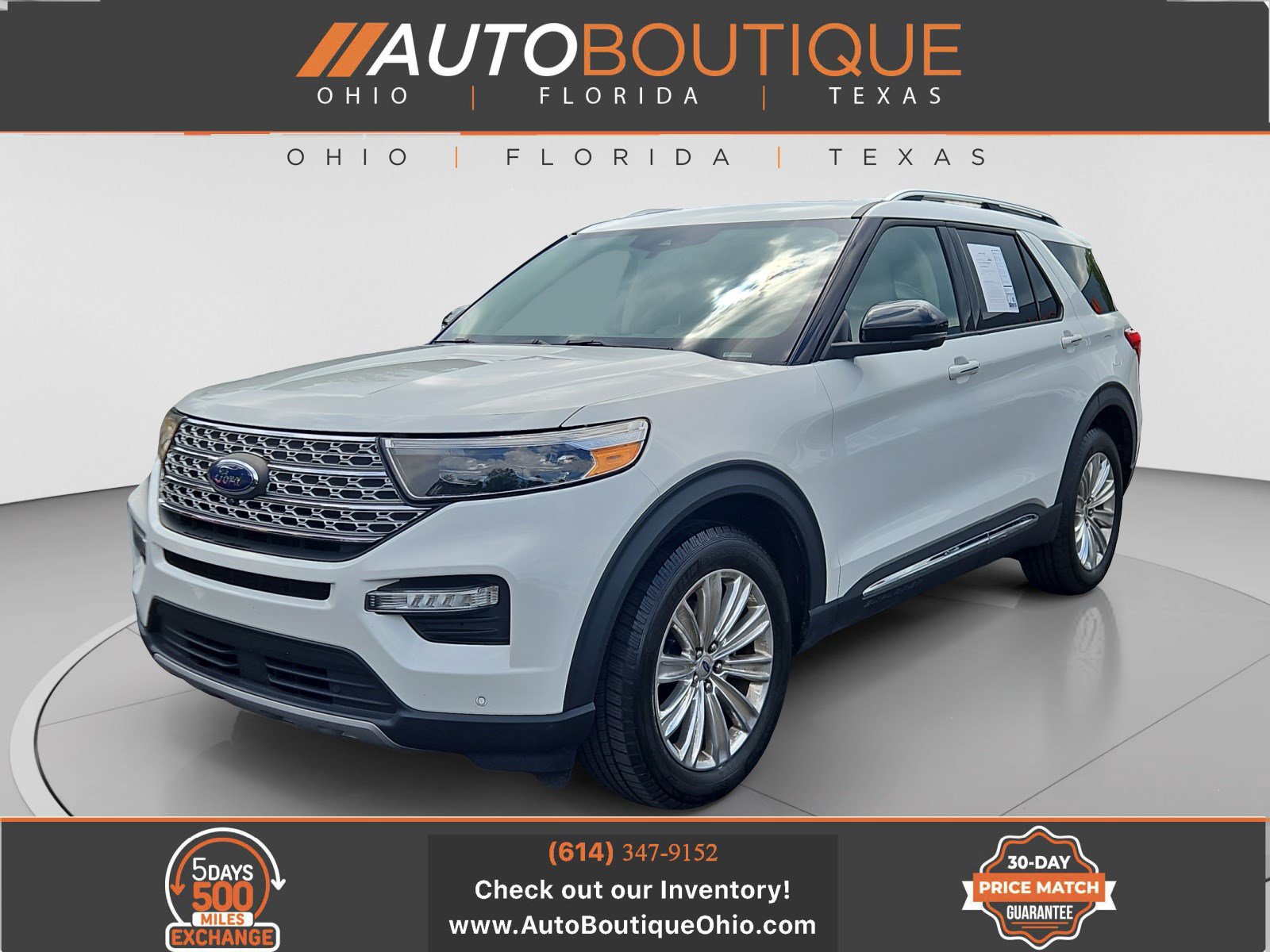 Used 2021 Ford Explorer Limited w/ Equipment Group 301A AWD/4WD image 1