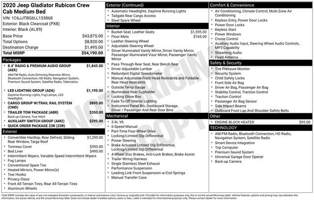 Used 2020 Jeep Gladiator Rubicon image 29