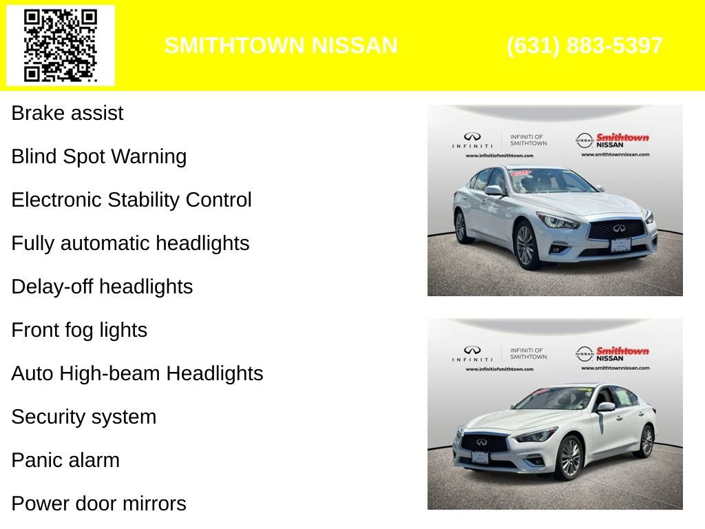 Used 2023 INFINITI Q50 Luxe w/ Cargo Package AWD/4WD image 6