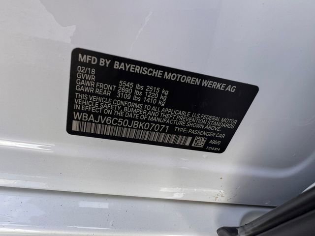 Used 2018 BMW 640i Gran Turismo xDrive w/ M Sport Package image 38