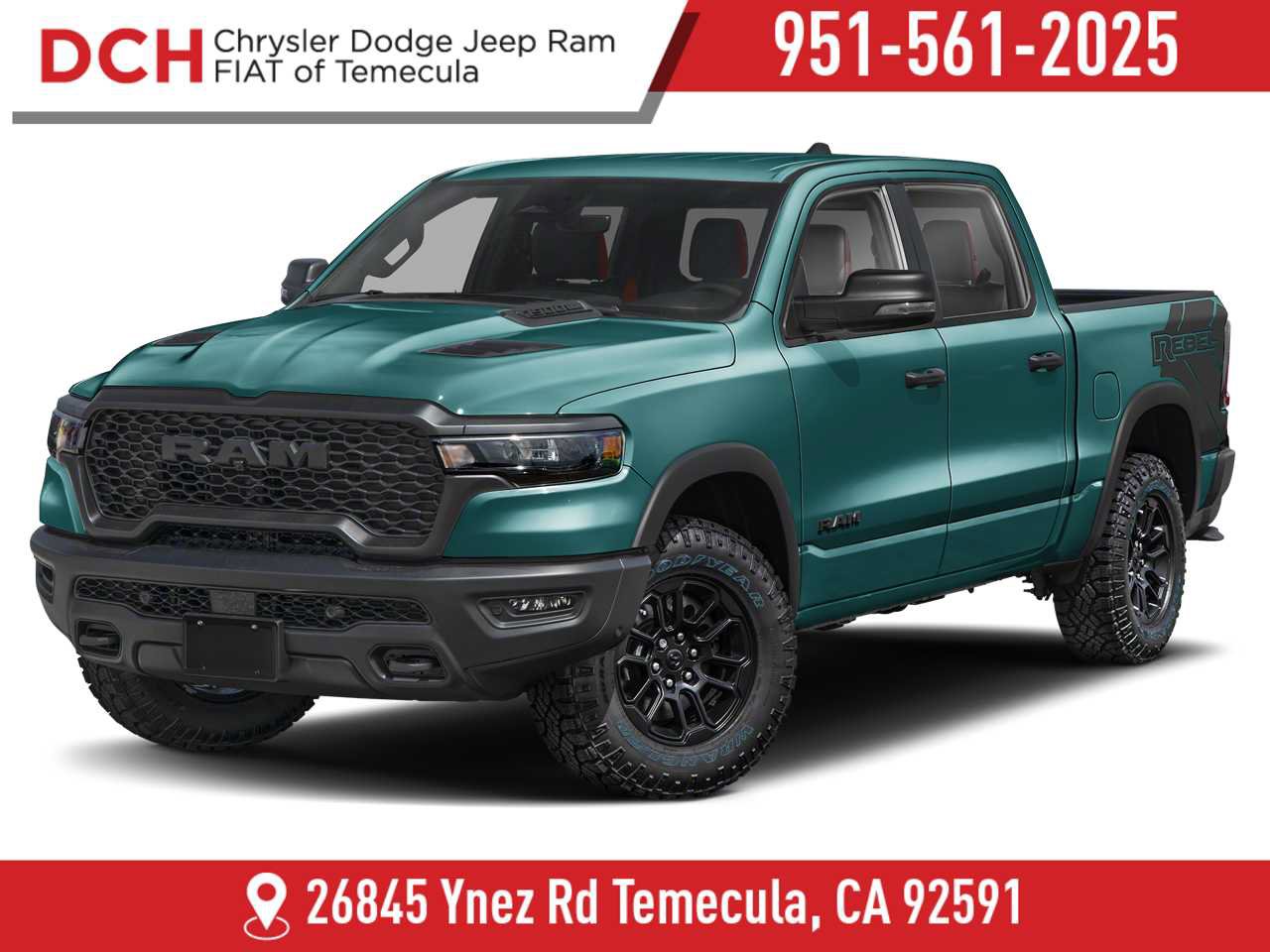 New 2026 RAM 1500 Rebel w/ Advanced Safety Group II AWD/4WD image 1