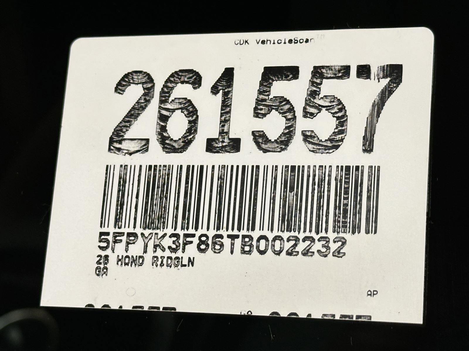New 2026 Honda Ridgeline Black Edition image 28