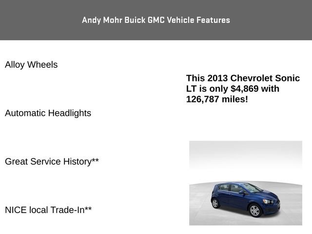Used 2013 Chevrolet Sonic LT FWD image 4