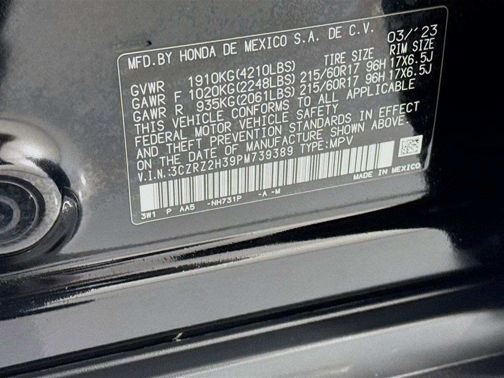 Certified 2023 Honda HR-V LX image 35