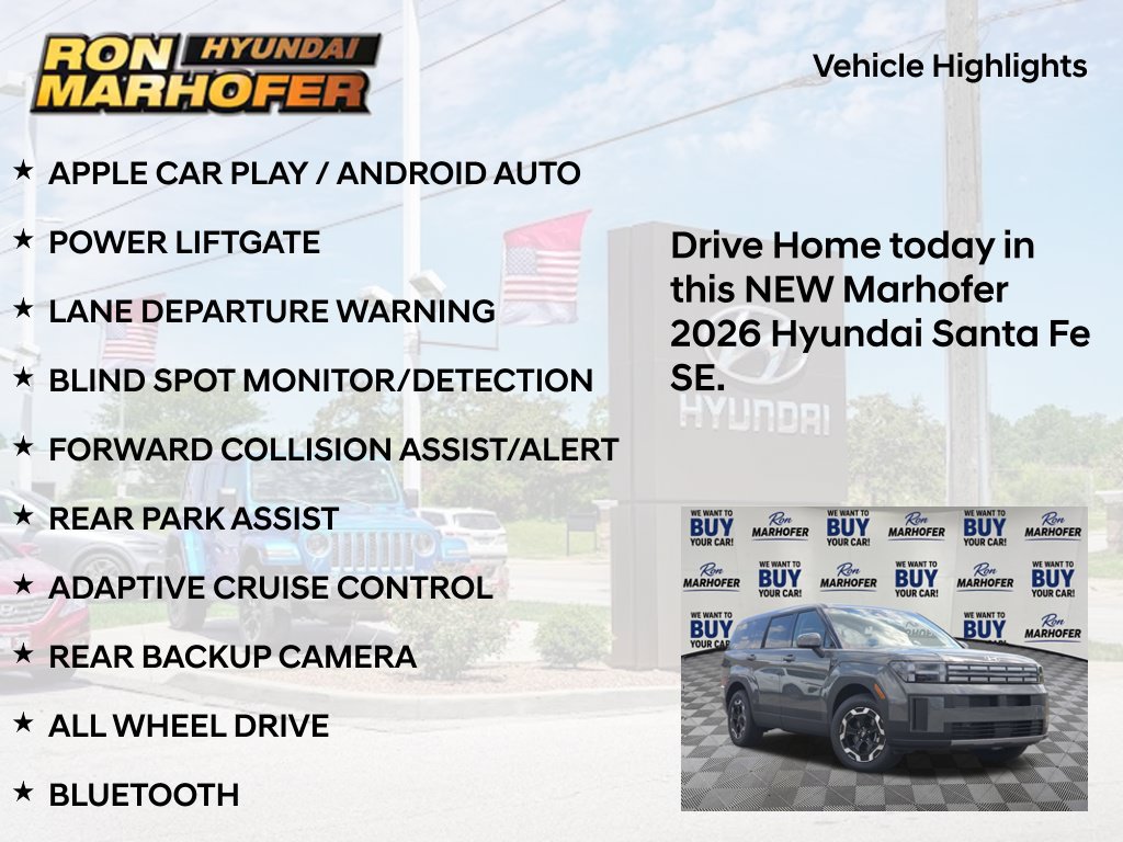 New 2026 Hyundai Santa Fe SE AWD/4WD image 14
