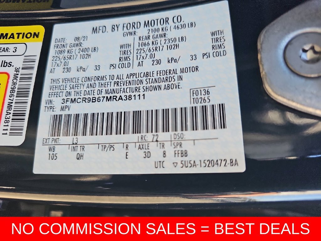 Used 2021 Ford Bronco Sport Big Bend w/ Big Bend Package AWD/4WD image 41