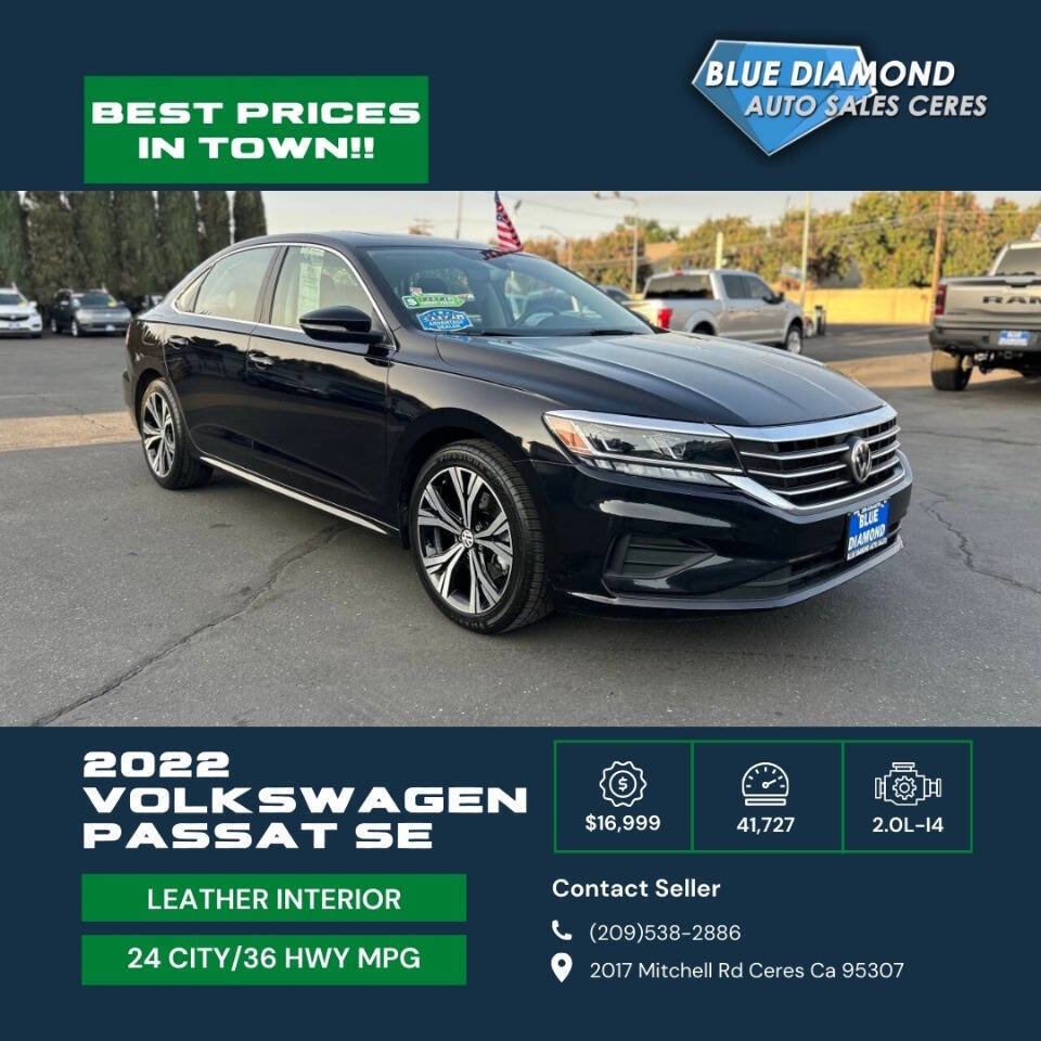 Used 2022 Volkswagen Passat 2.0T SE