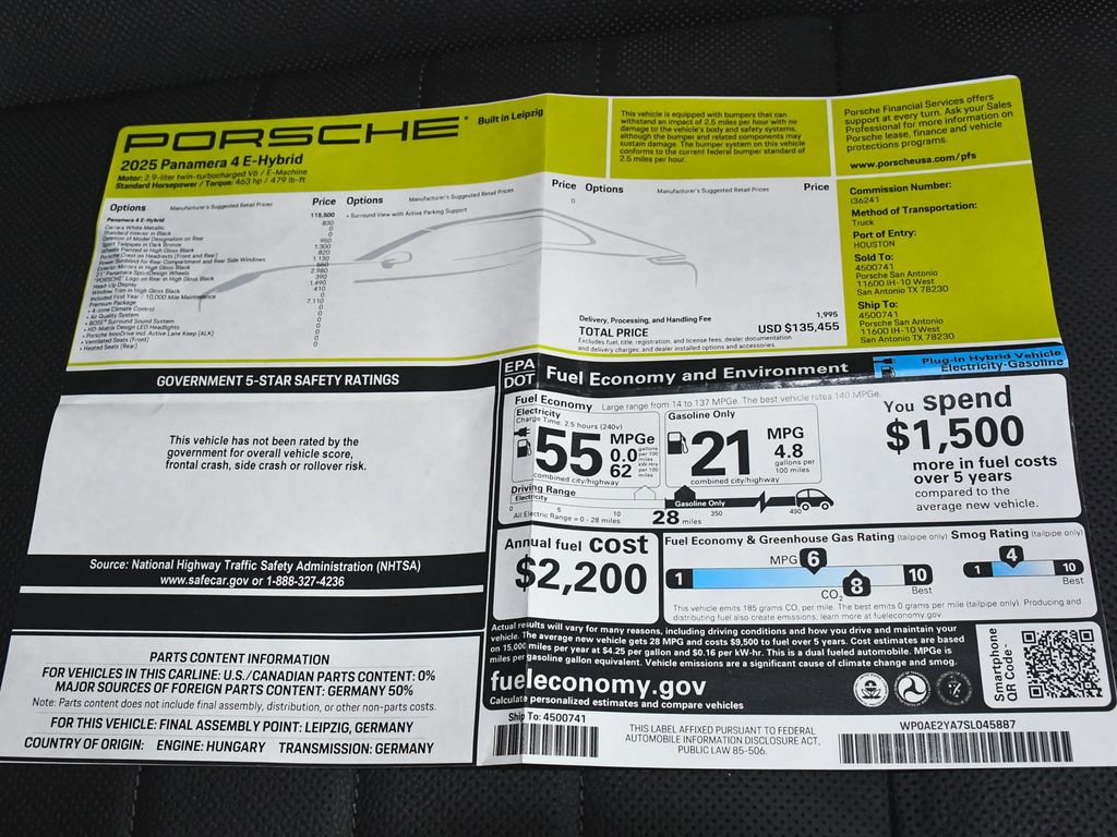 Used 2025 Porsche Panamera 4 image 65