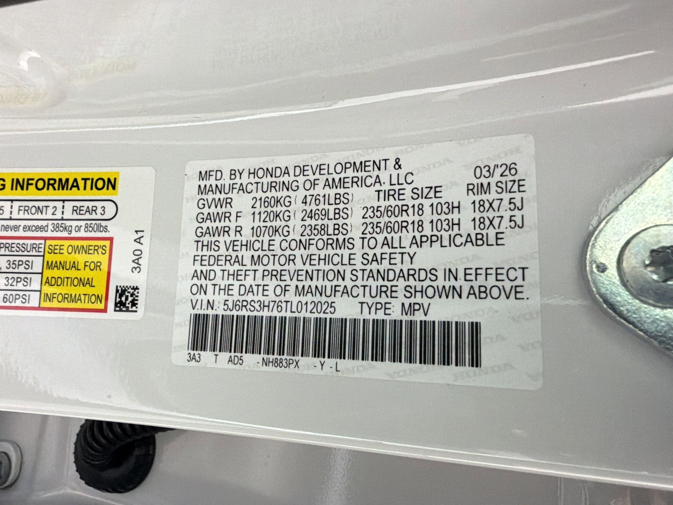 New 2026 Honda CR-V EX-L image 21
