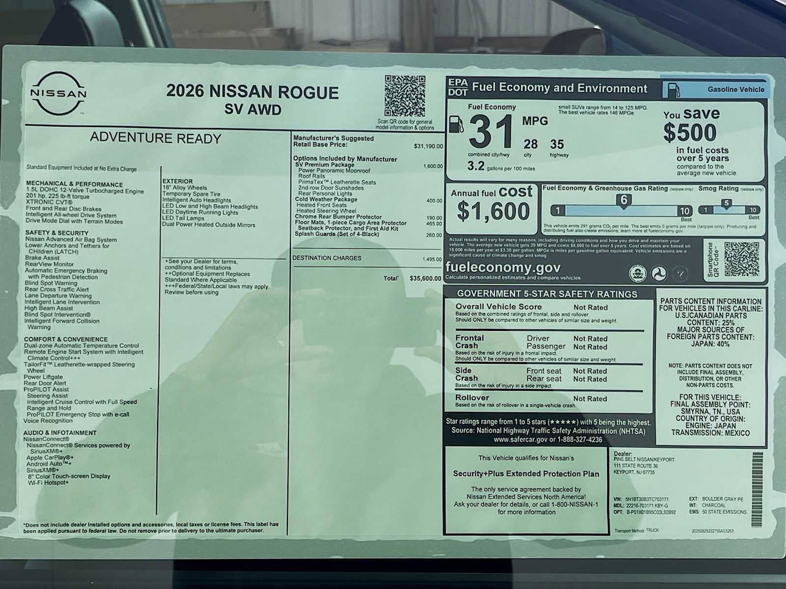 New 2026 Nissan Rogue SV image 6