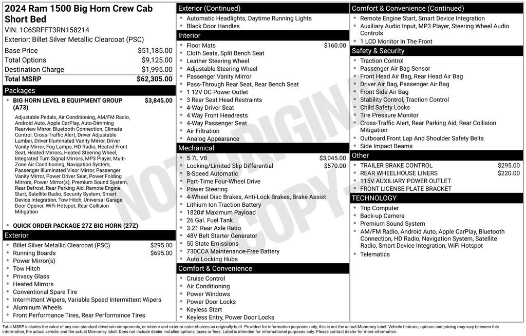 Certified 2024 RAM 1500 Big Horn image 41
