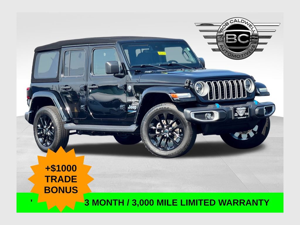 Used 2024 Jeep Wrangler Unlimited Sahara w/ Technology Group AWD/4WD image 1