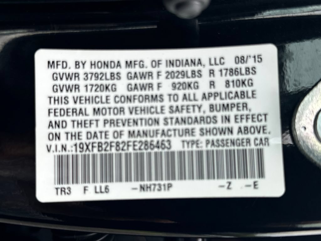 Used 2015 Honda Civic EX image 41