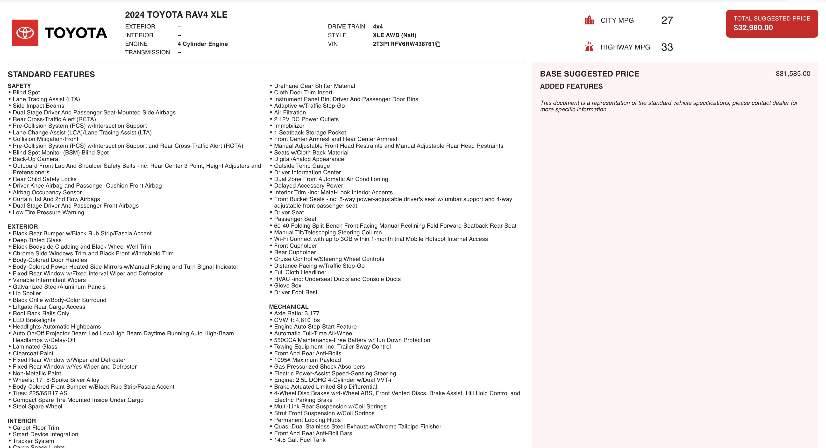 Used 2024 Toyota RAV4 XLE image 6