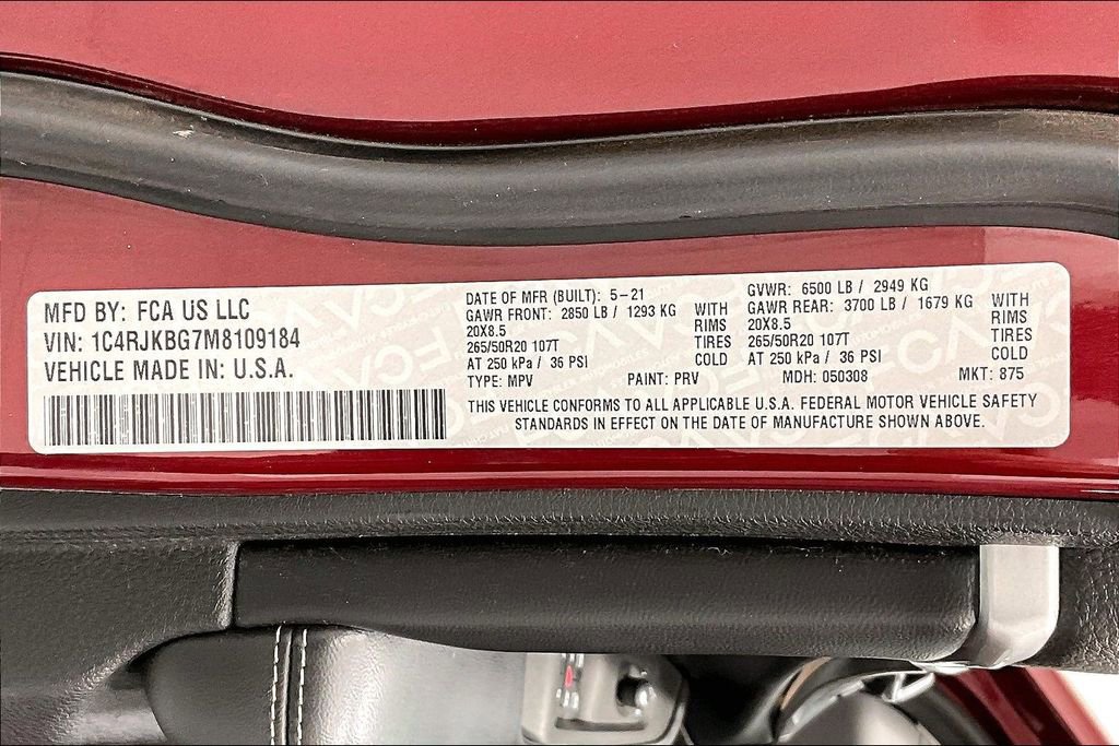Used 2021 Jeep Grand Cherokee L Limited image 42