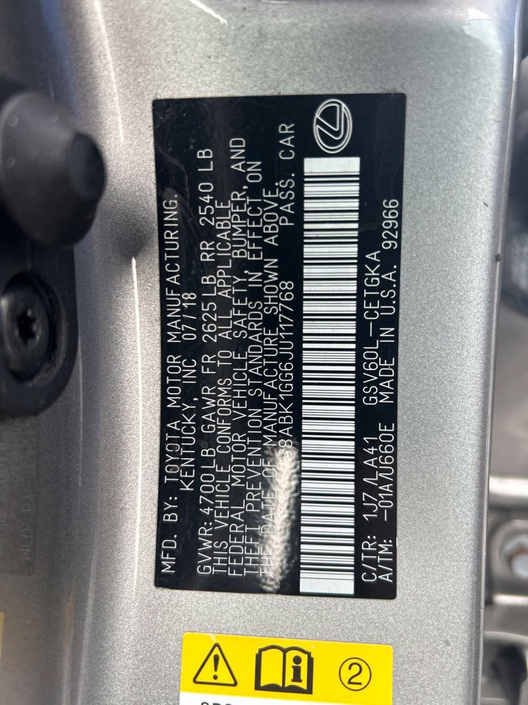 Used 2018 Lexus ES 350 w/ Premier Package FWD image 46