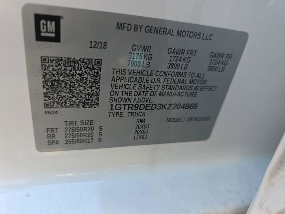 Used 2019 GMC Sierra 1500 SLT w/ SLT Premium Package AWD/4WD image 15