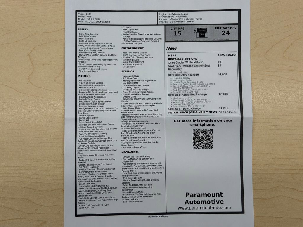 Used 2025 Audi S8 image 41