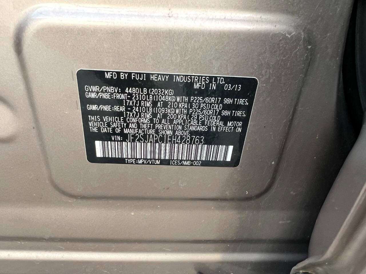 Used 2014 Subaru Forester 2.5i Touring image 26