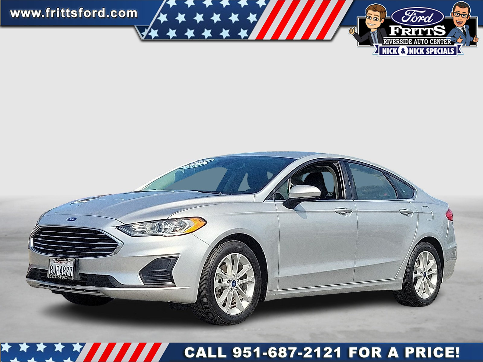 Certified 2019 Ford Fusion SE FWD image 1