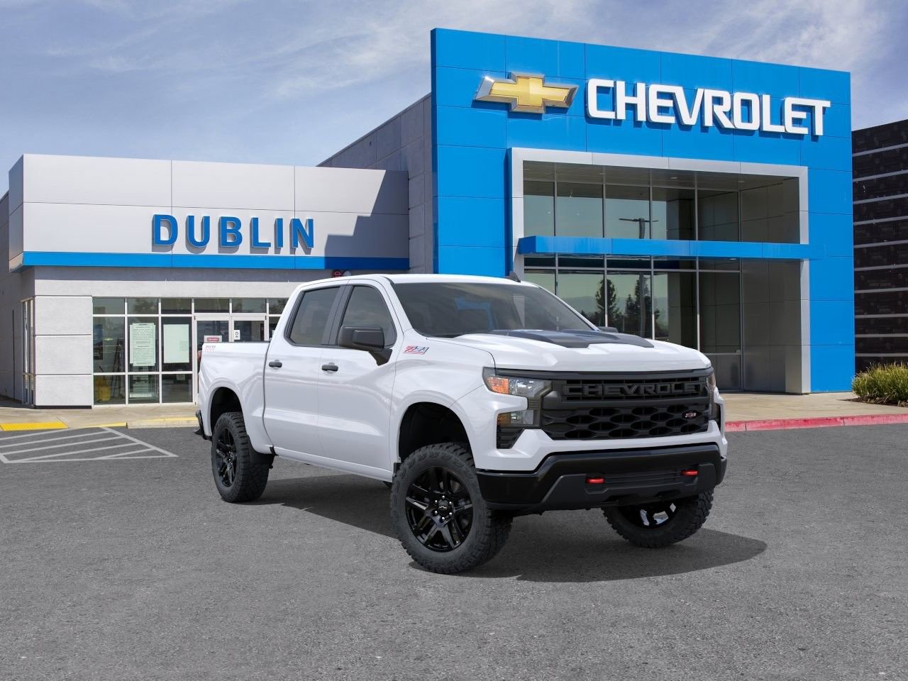New 2026 Chevrolet Silverado 1500 Custom Trail Boss w/ LPO, Dark Essentials Package AWD/4WD image 1