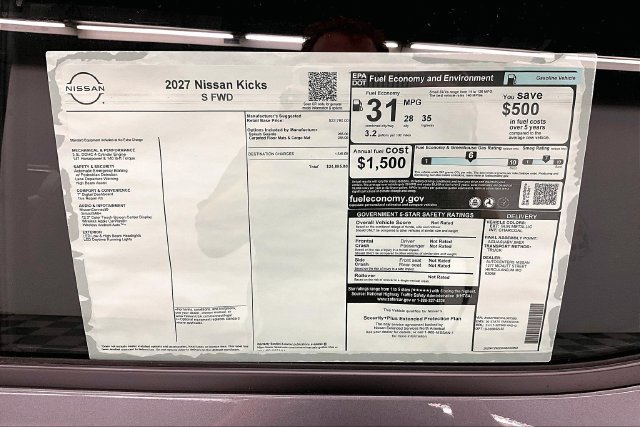 New 2027 Nissan Kicks S FWD image 39