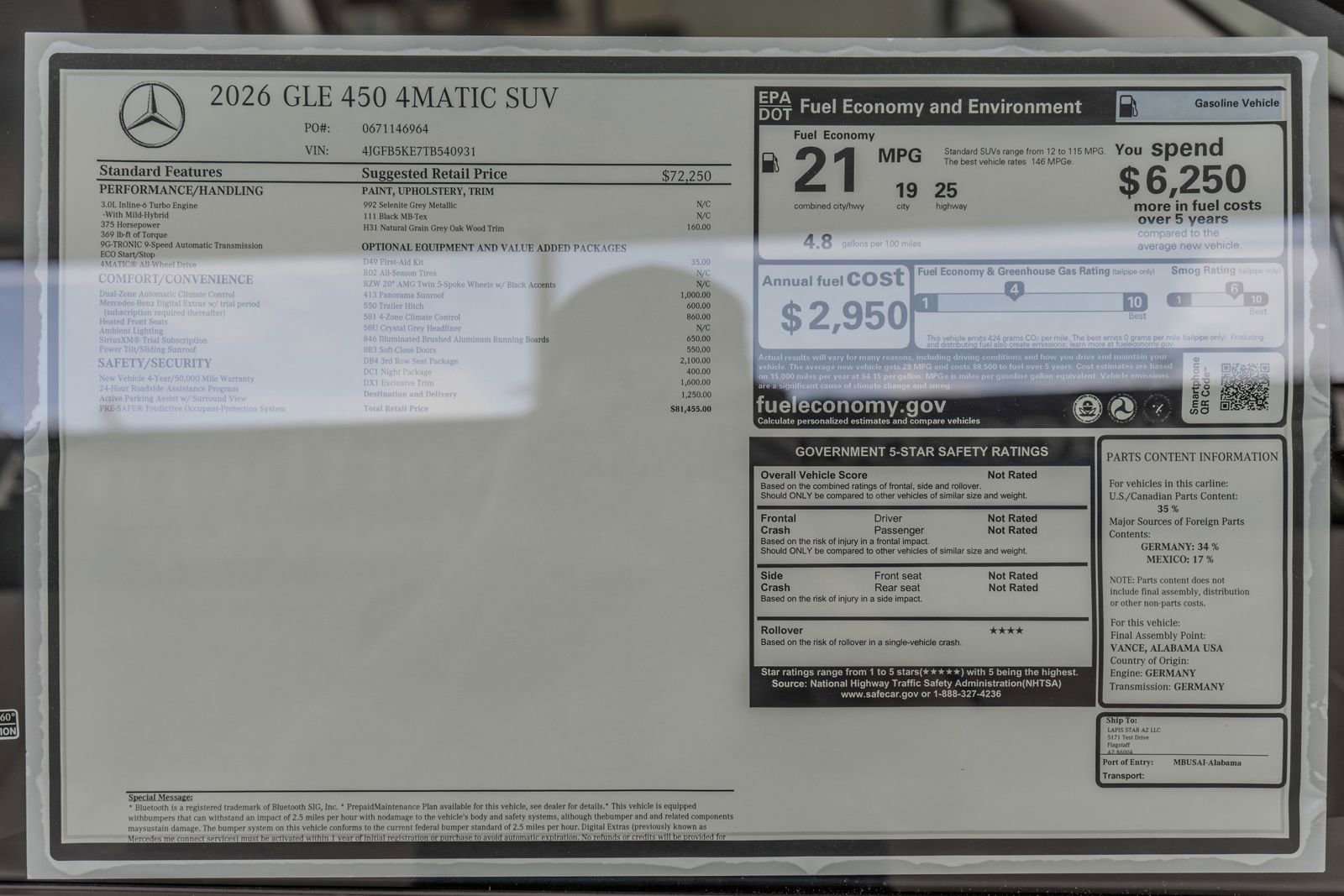 Used 2026 Mercedes-Benz GLE 450 4MATIC image 36