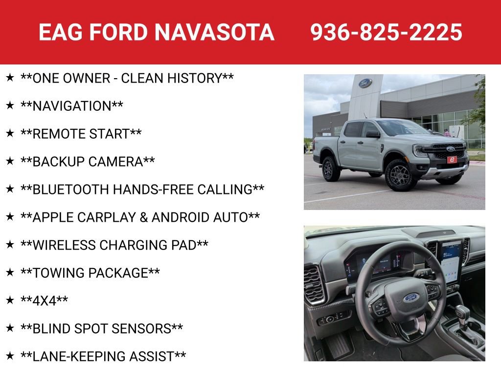 Used 2024 Ford Ranger XLT w/ FX4 Off-Road Package AWD/4WD image 4
