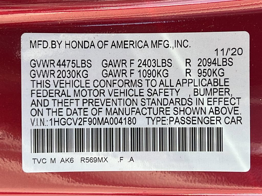 Used 2021 Honda Accord Touring image 23
