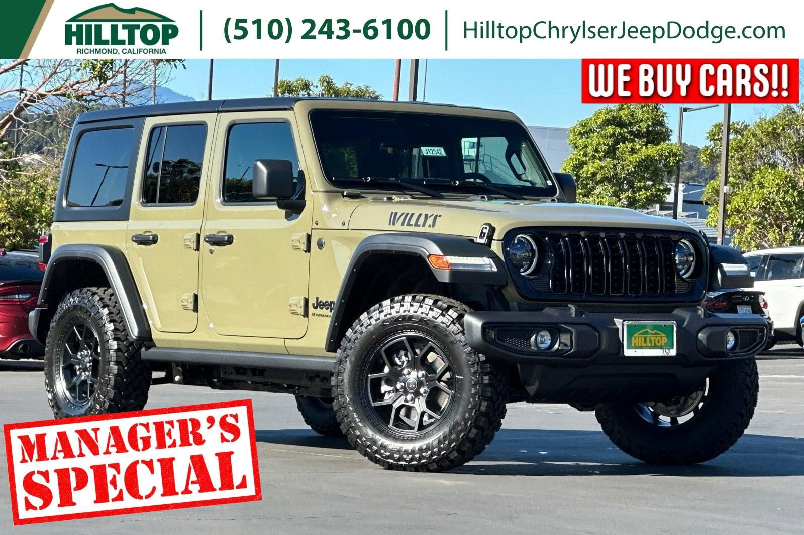 New 2026 Jeep Wrangler Willys