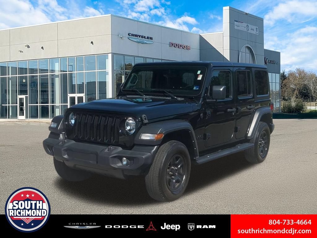 Certified 2023 Jeep Wrangler Unlimited Sport