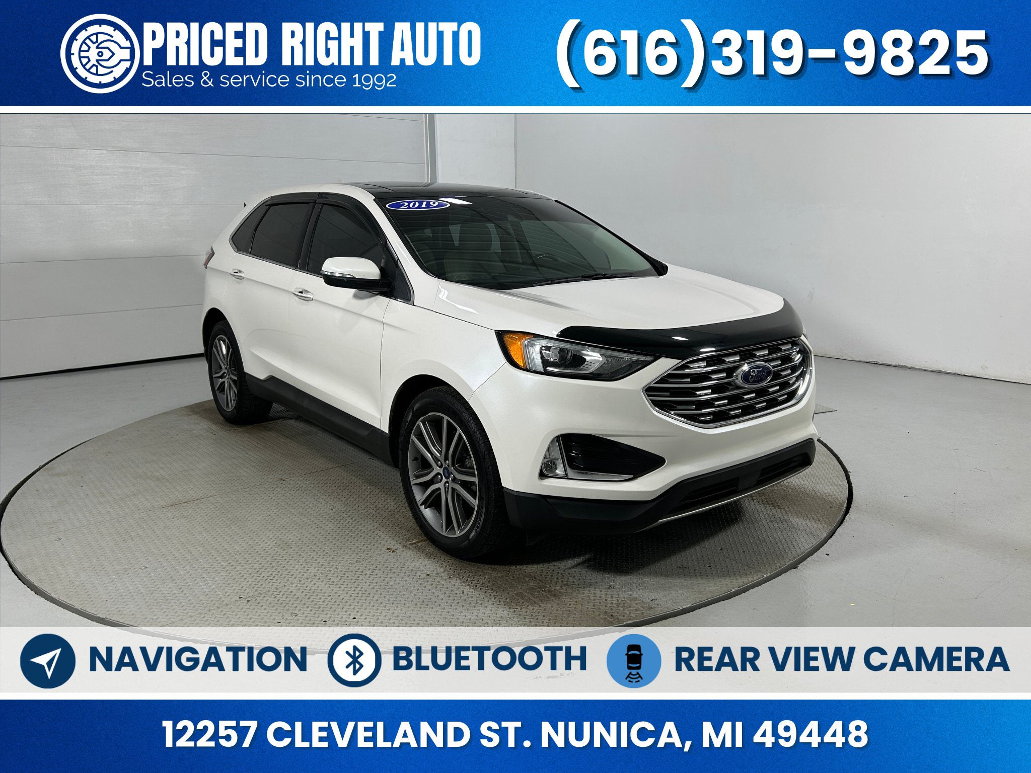 Used 2019 Ford Edge Titanium w/ Cold Weather Package AWD/4WD image 1