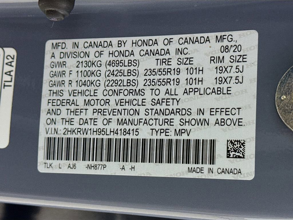 Used 2020 Honda CR-V Touring image 33