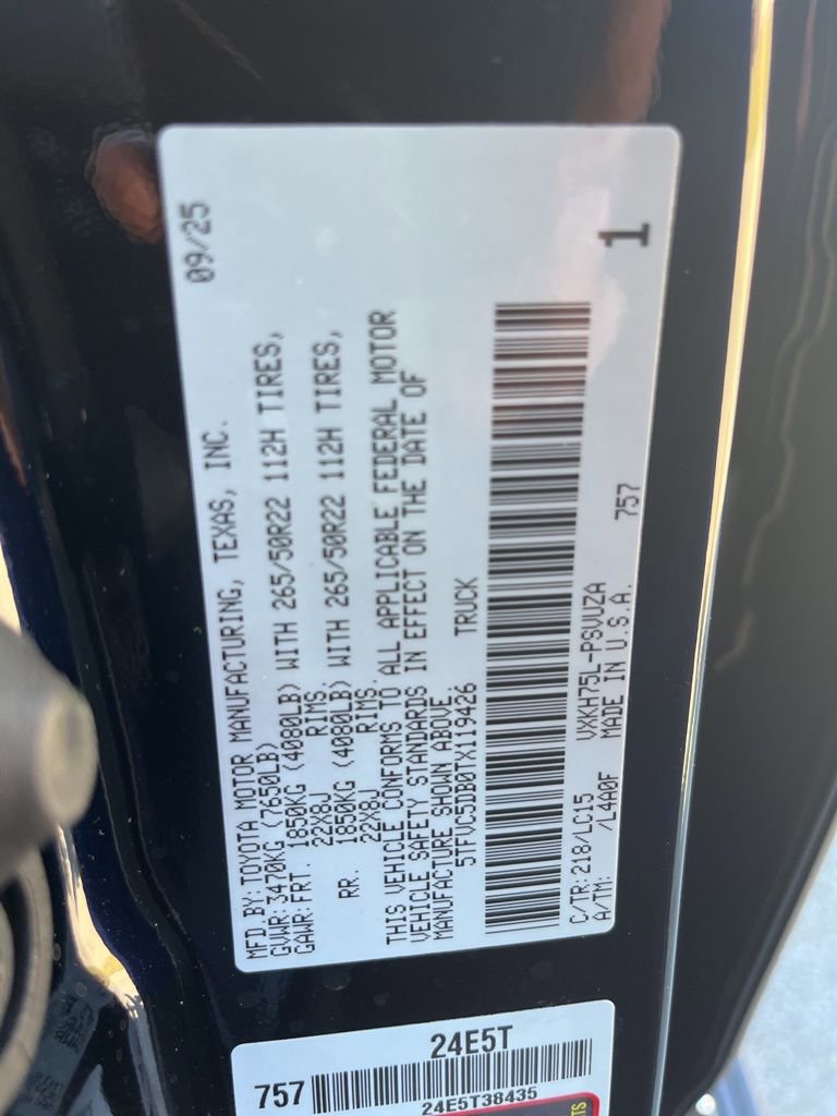 New 2026 Toyota Tundra Capstone image 90
