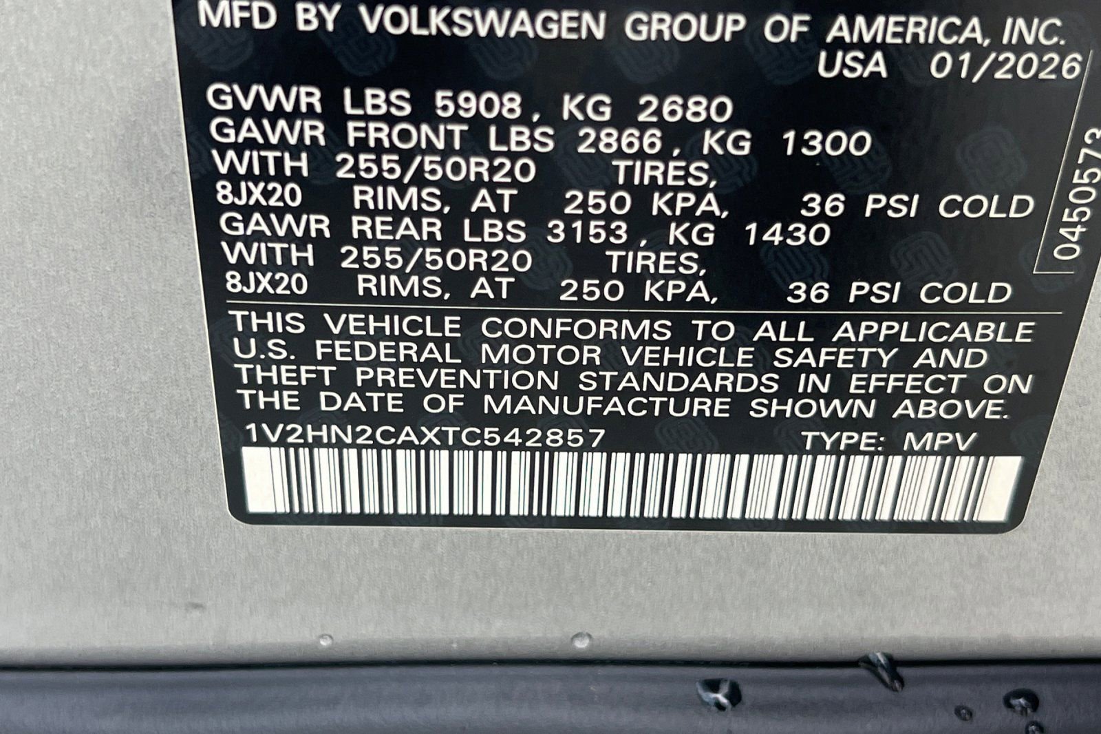New 2026 Volkswagen Atlas SE AWD/4WD image 28