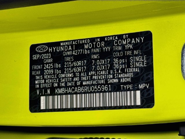 Certified 2024 Hyundai Kona SE AWD/4WD image 30