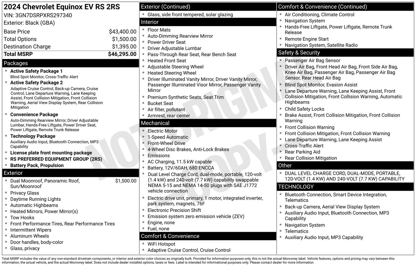 Used 2024 Chevrolet Equinox EV RS image 6