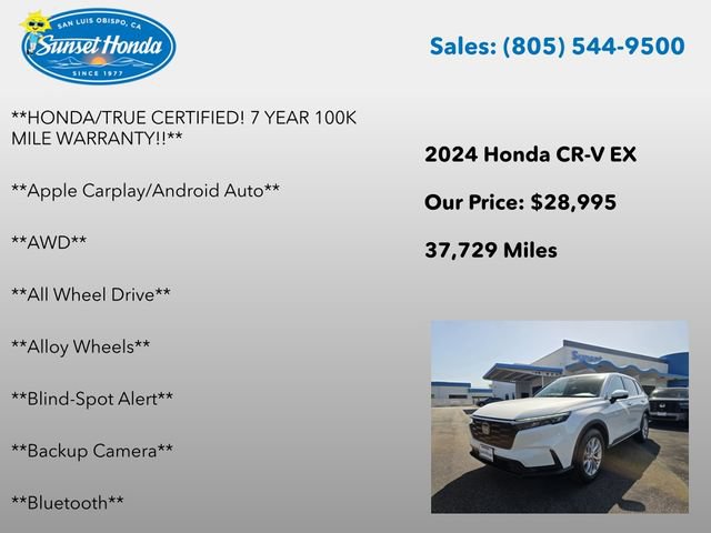 Certified 2024 Honda CR-V EX image 6