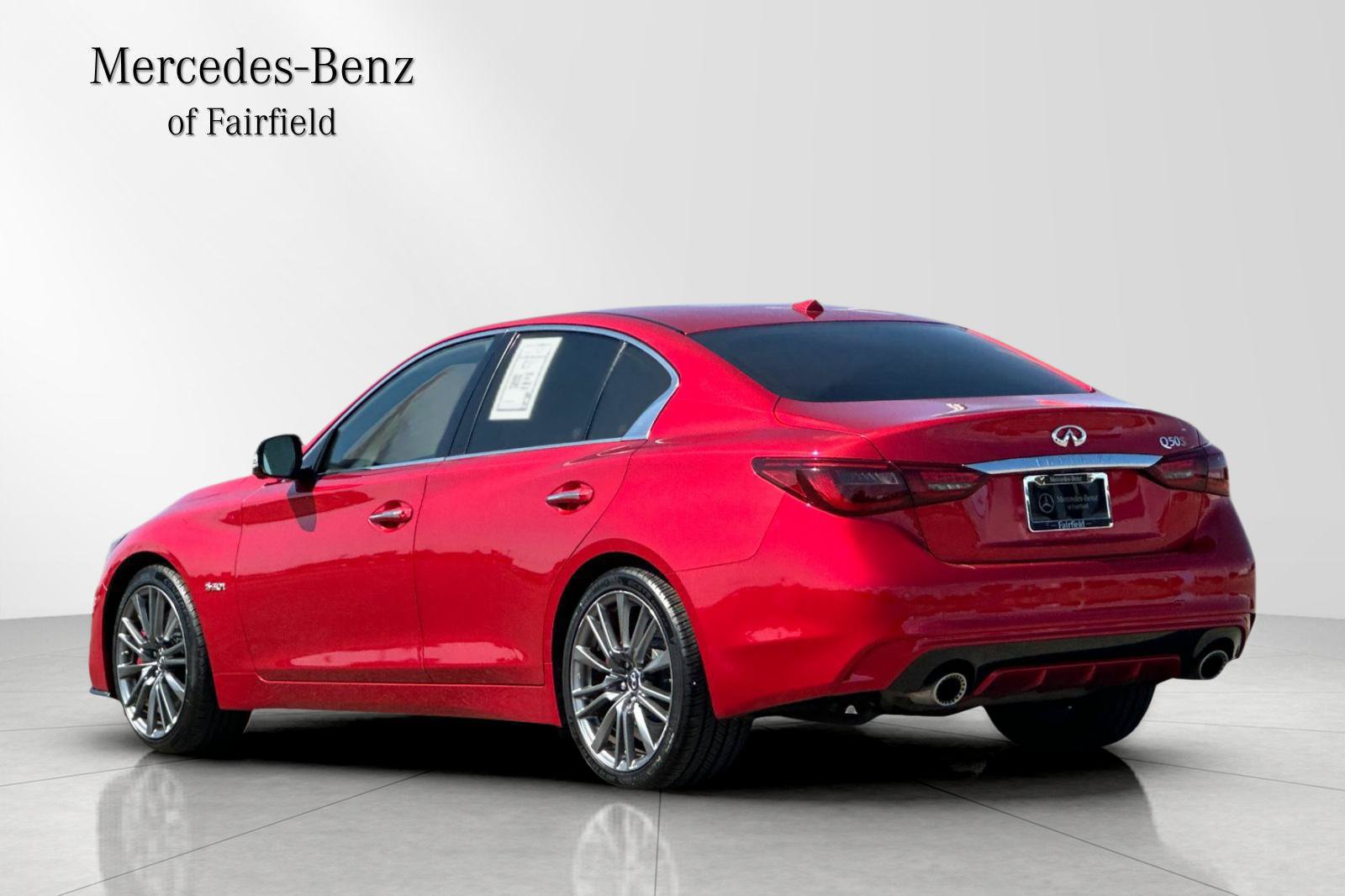Used 2019 INFINITI Q50 Red Sport 400 w/ Sensory Package RWD image 6