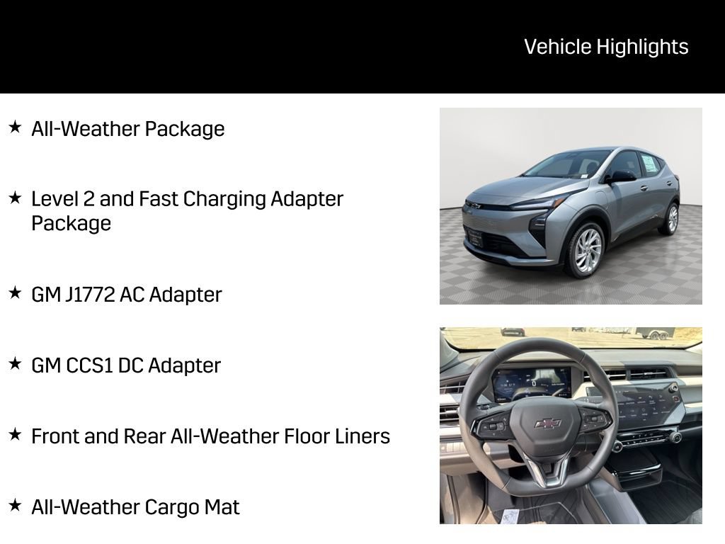 New 2027 Chevrolet Bolt LT w/ LPO, All-Weather Package FWD image 7