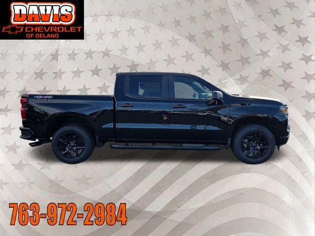 New 2026 Chevrolet Silverado 1500 Custom w/ Turbomax Blackout Package AWD/4WD image 8