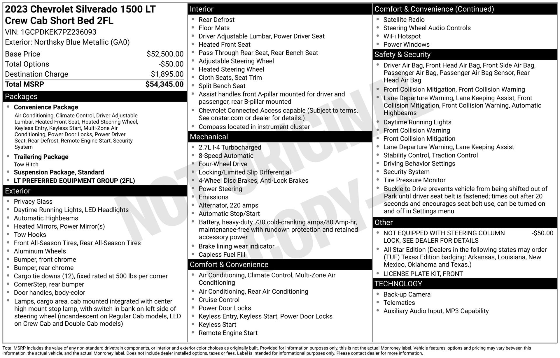 Used 2023 Chevrolet Silverado 1500 LT AWD/4WD image 4