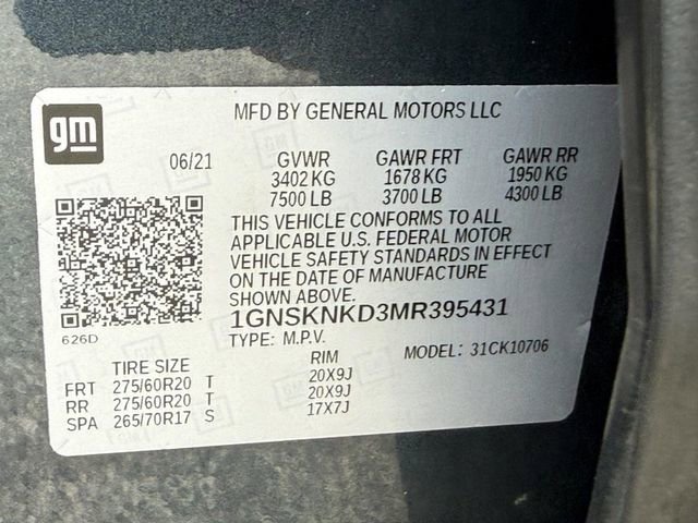 Used 2021 Chevrolet Tahoe LT AWD/4WD image 28