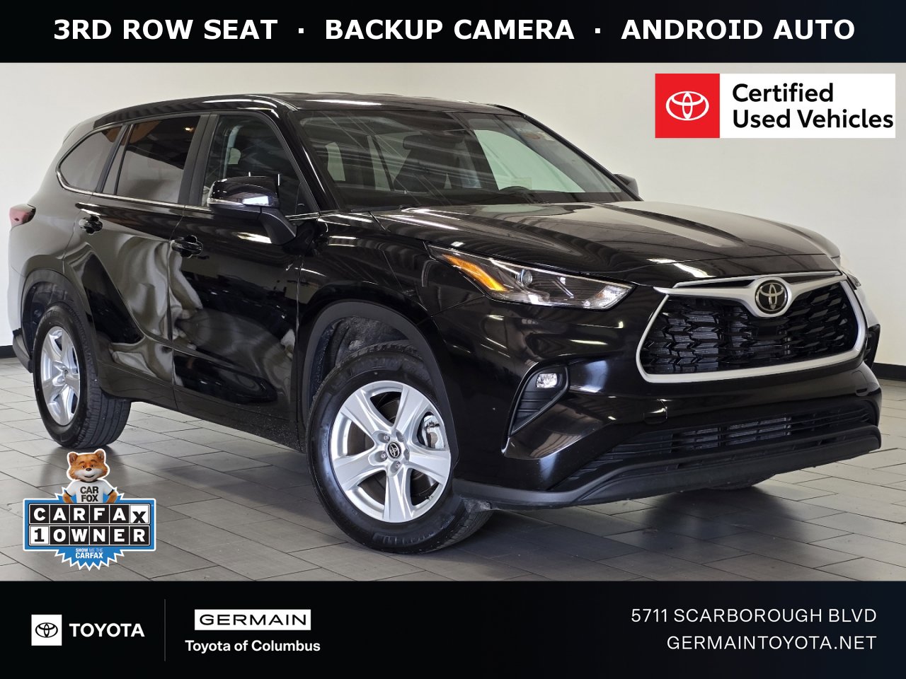 Certified 2025 Toyota Highlander LE FWD image 1