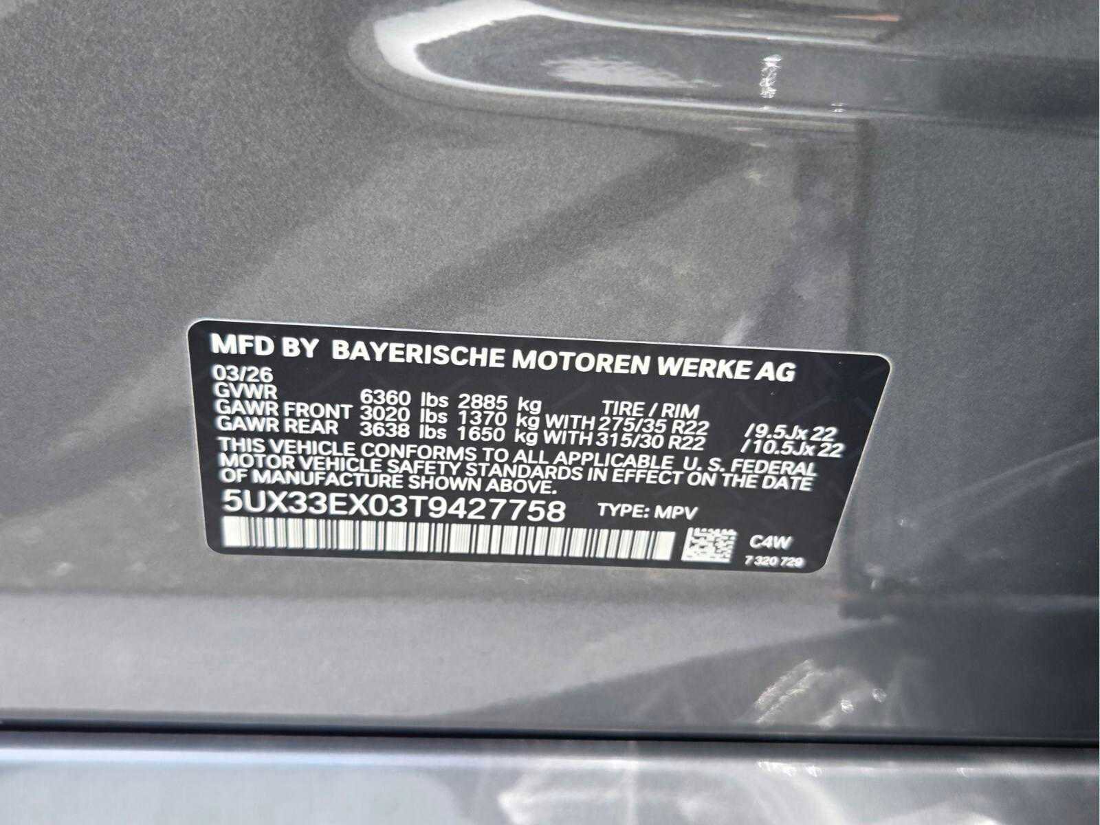 New 2026 BMW X6 xDrive40i w/ Executive Package AWD/4WD image 18