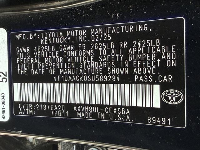 Used 2025 Toyota Camry SE w/ Multimedia Upgrade Package FWD image 30