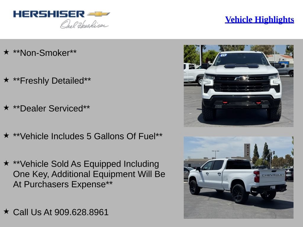 Used 2024 Chevrolet Silverado 1500 LT Trail Boss AWD/4WD image 2